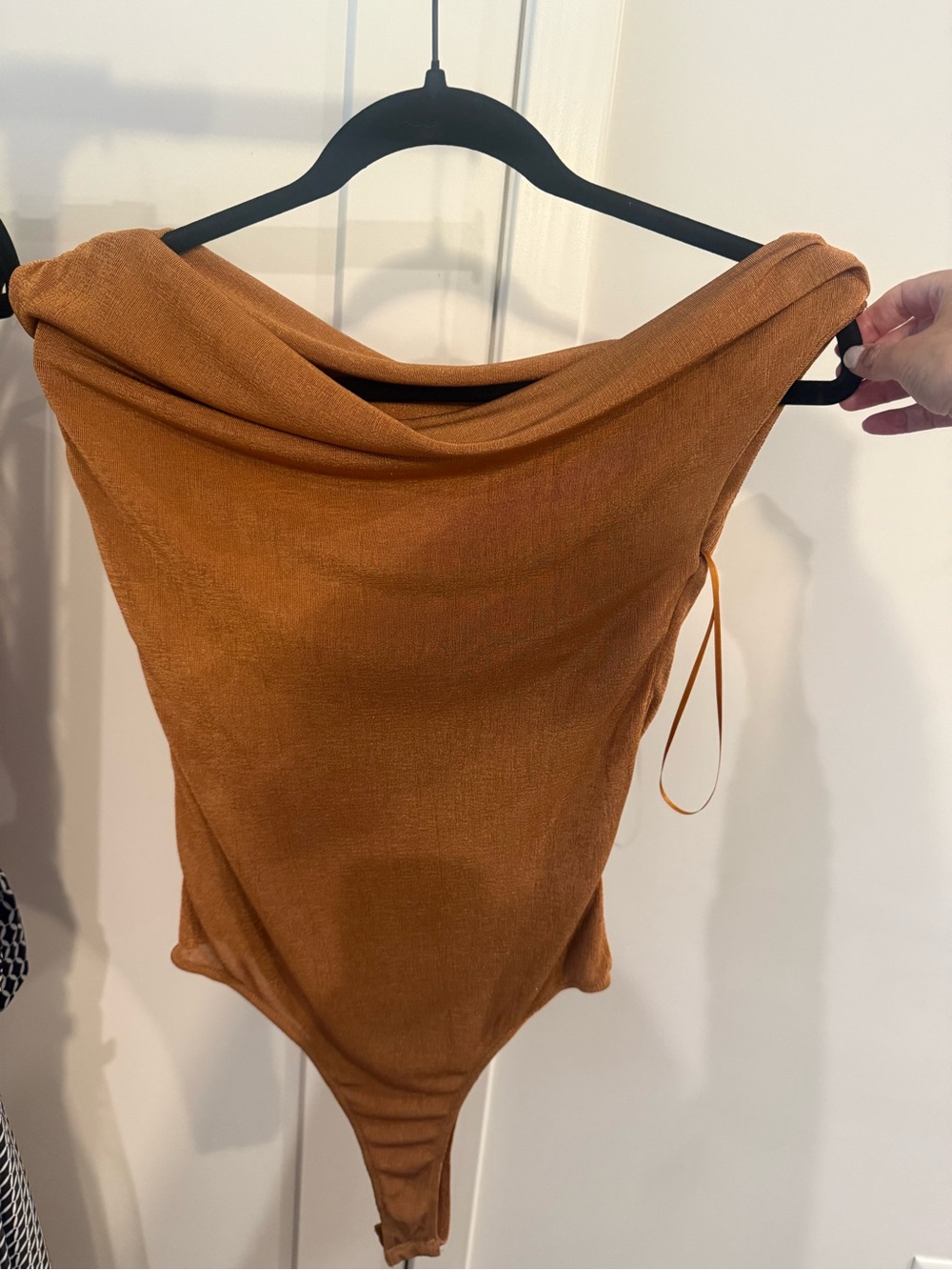 Heartloom Copper Off-Shoulder Knit Top